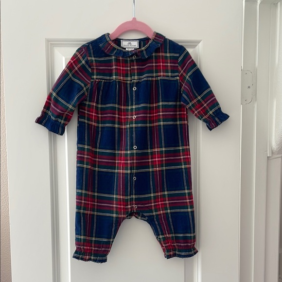 Petite Plume Windsor Tartan Madeline Pajama one-piece - Picture 1 of 5